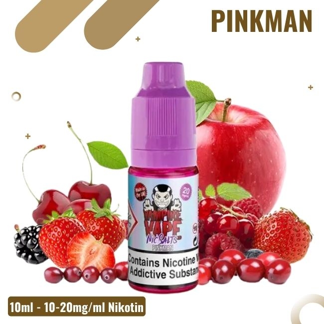 Vampire Vape Liquid Nikotinsalz 10ml - Pinkman -  20mg...