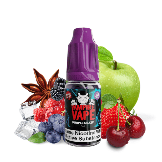 Vampire Vape Liquid Nikotinsalz 10ml - Purple Craze Ice - 20mg Nikotin