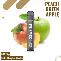 Crown Bar X Lost Mary - Peach Green Apple