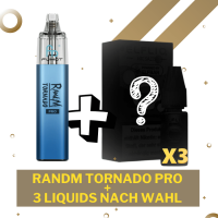 RandM Tornado Pro Bundle - 3x Liquid + Akku