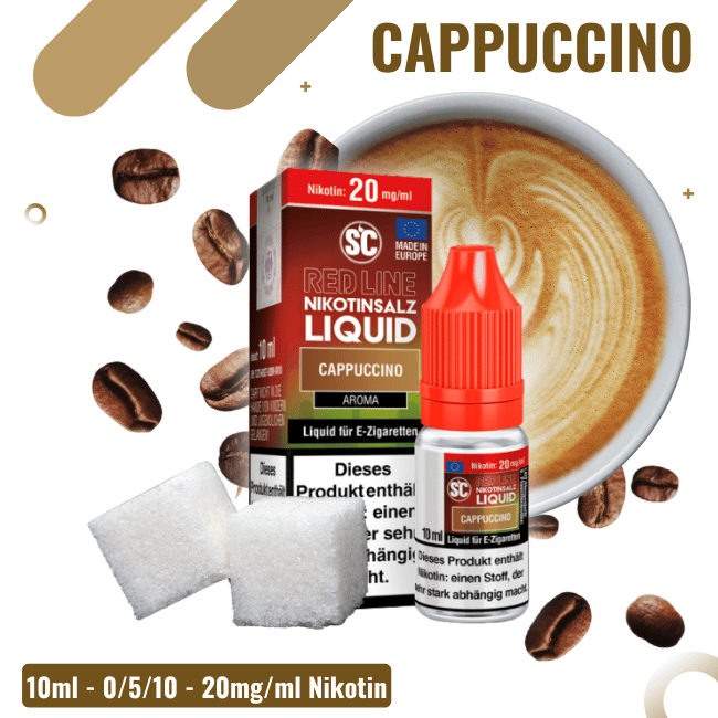 SC Liquid 10ml - Red Line - Cappuccino