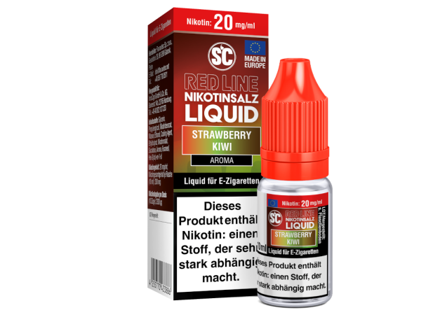 SC Liquid 10ml - Red Line - Strawberry Kiwi