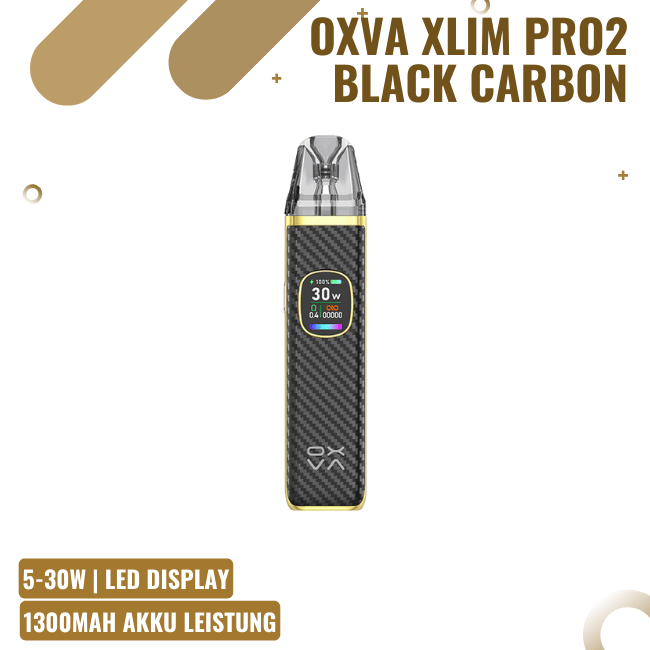 OXVA Xlim Pro 2 - Pod Kit - Black Carbon