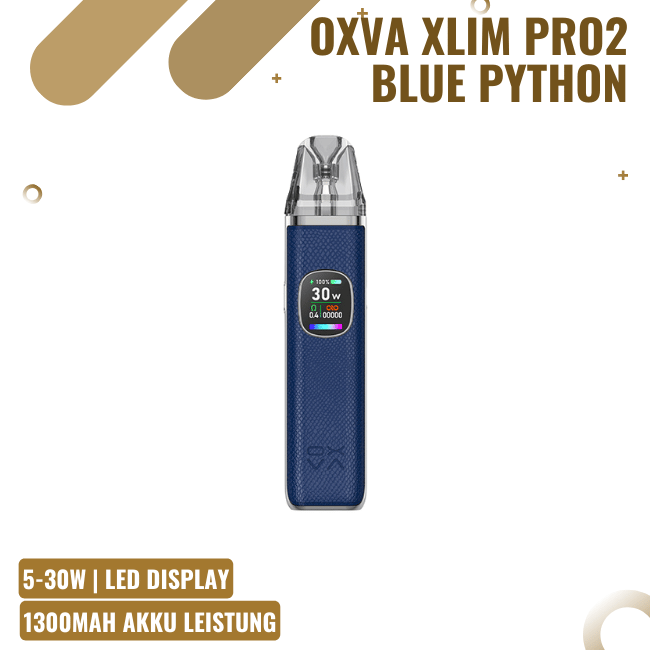 OXVA Xlim Pro 2 - Pod Kit - Blue Python