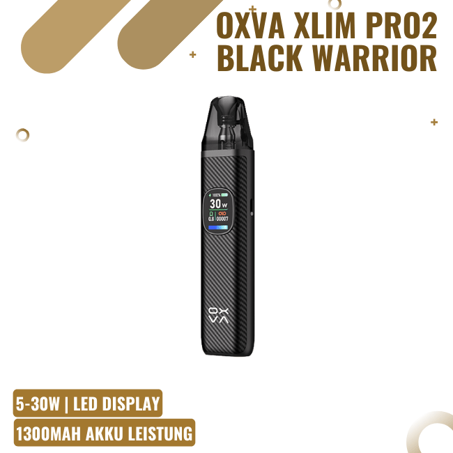 OXVA Xlim Pro 2 - Pod Kit - Black Warrior