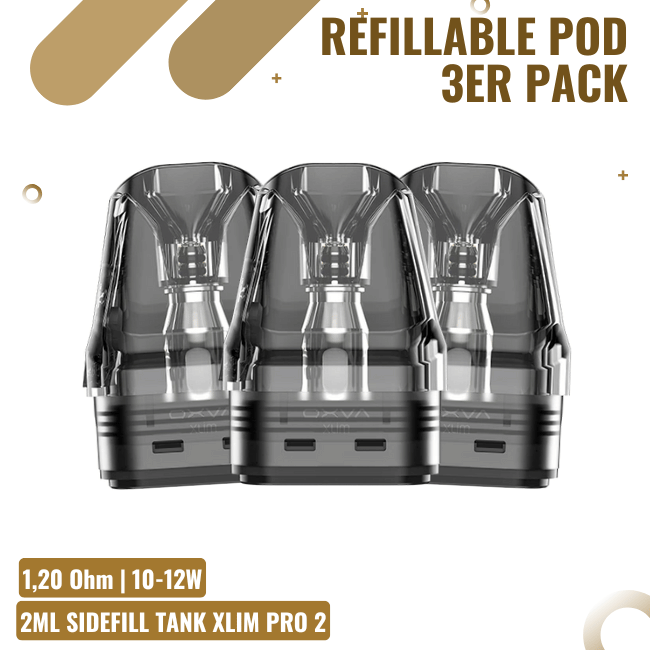3 OXVA Xlim Pro Pods - 1,2 Ohm