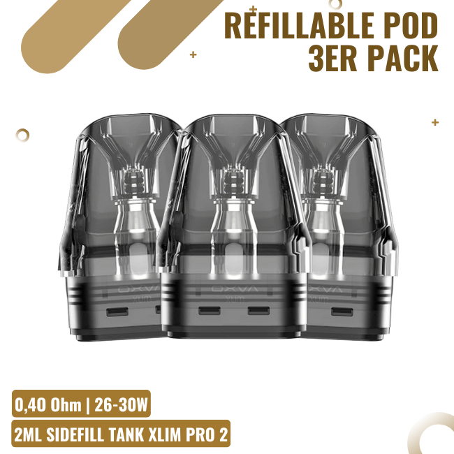 3 OXVA Xlim Pro Pods - 0,4 Ohm