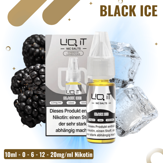 Lovesticks LIQ IT 10ml - Black Ice