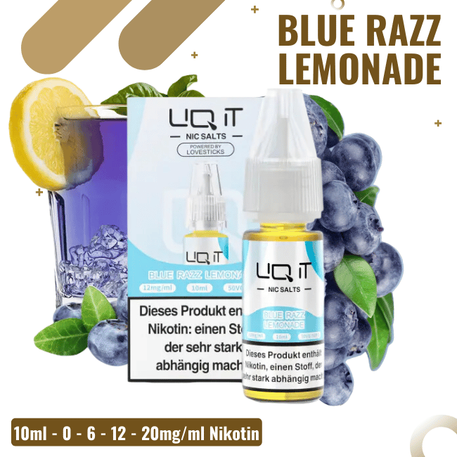 Lovesticks LIQ IT 10ml - Blue Razz Lemonade