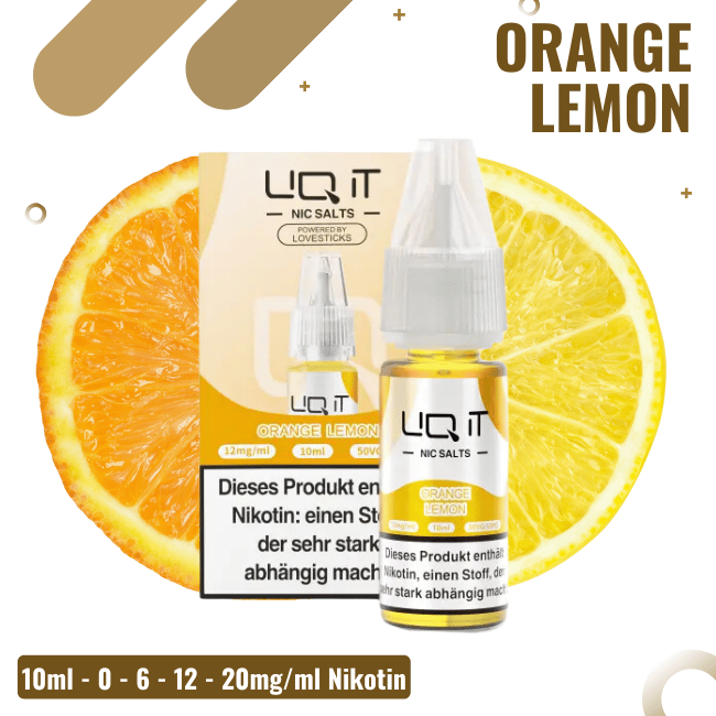 Lovesticks LIQ IT 10ml - Orange Lemon