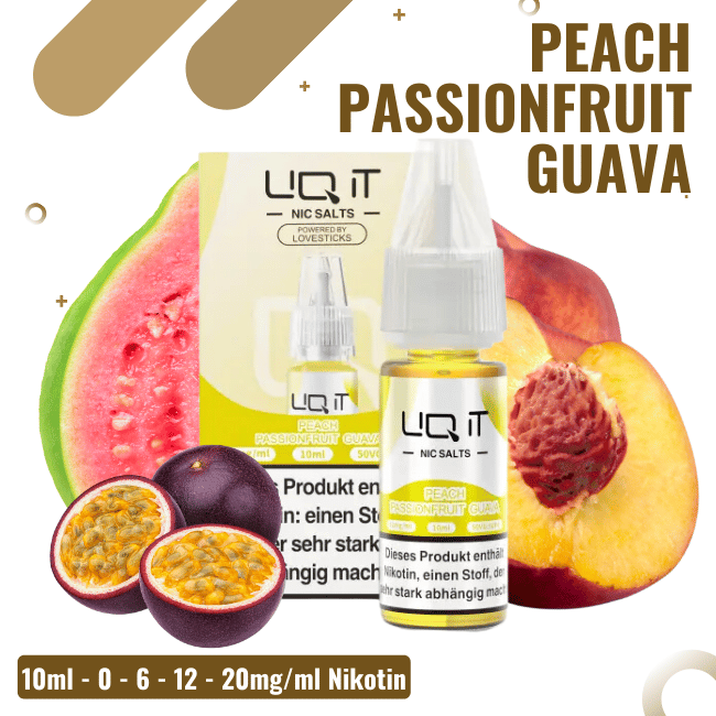 Lovesticks LIQ IT 10ml - Peach Passionfruit Guava