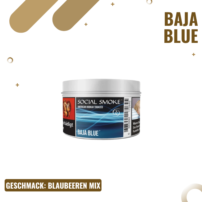 Social Smoke 200g - Baja Blue