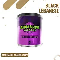 Al Massiva 200g - Black Lebanese - Shisha Tabak