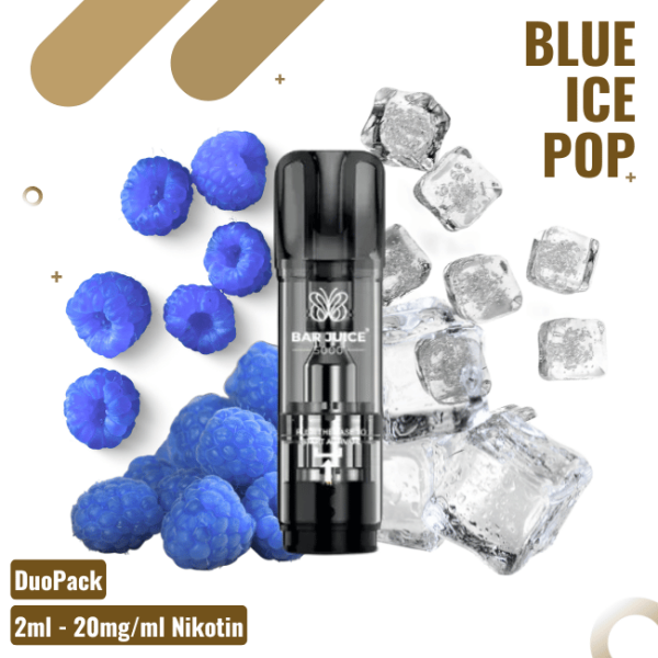 Bar Juice Pods - Blue Ice Pop - 2er Pack ELFA Kompatibel