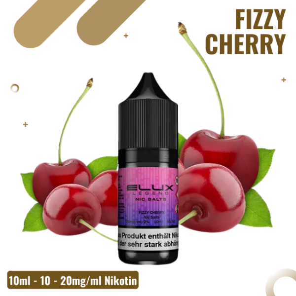 Elux Nikotinsalz Liquid 10ml - Fizzy Cherry