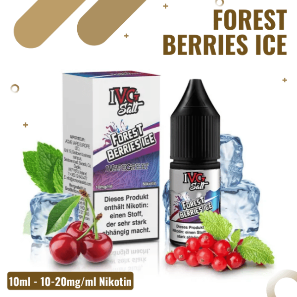 IVG Salt 10ml - Forest Berries Ice