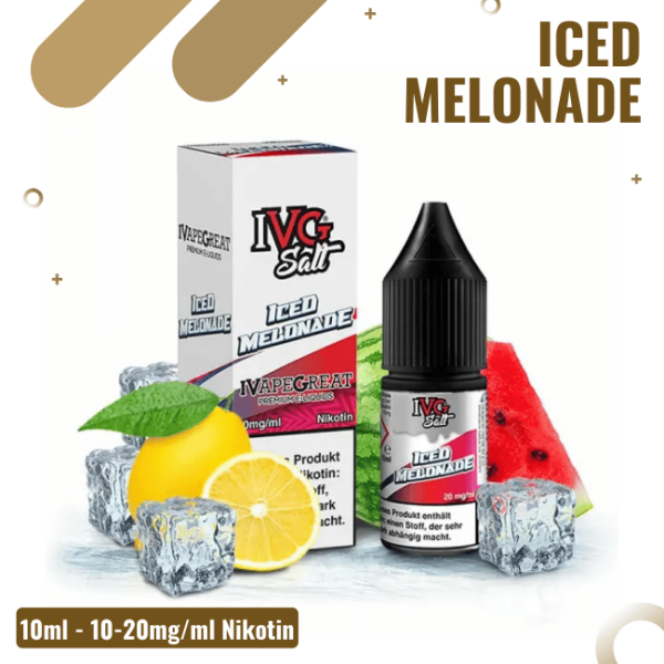 IVG Salt 10ml - Iced Melonade