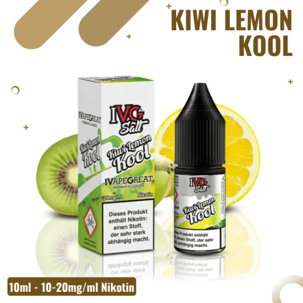 IVG Salt 10ml - Kiwi Lemon Kool