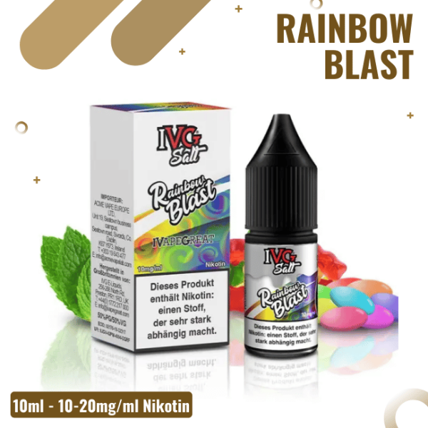 IVG Salt 10ml - Rainbow Blast