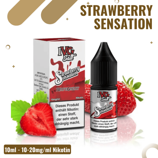 IVG Salt 10ml - Strawberry Sensation