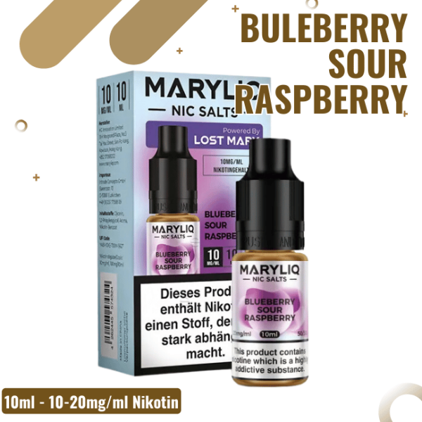 Maryliq Blueberry Sour Raspberry - Lost Mary Liquid