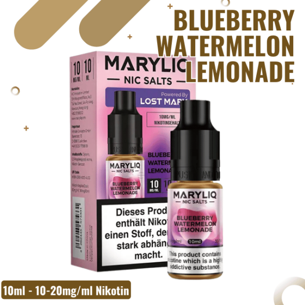 Maryliq Blueberry Watermelon Lemonade - Lost Mary Liquid