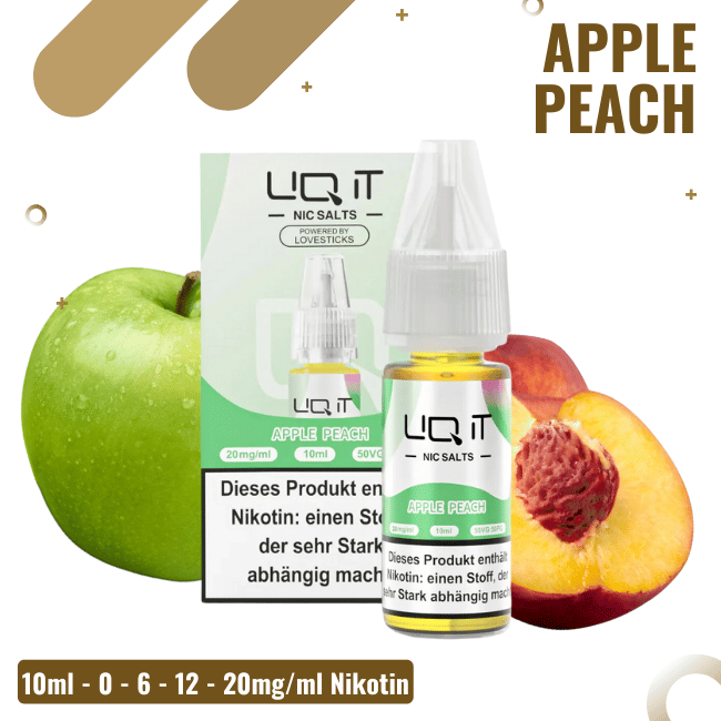 Lovesticks LIQ IT 10ml - Apple Peach