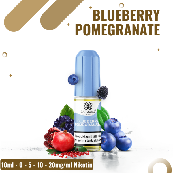 Bar Juice 5000 Nicsalt 10ml - Blueberry Pomegranate