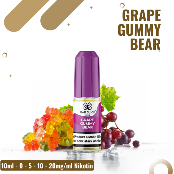 Bar Juice 5000 Nicsalt 10ml - Grape Gummy Bear