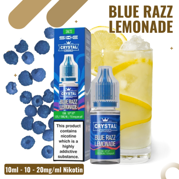 SKE Crystal Liquid 10ml NicSalt - Blue Razz Lemonade