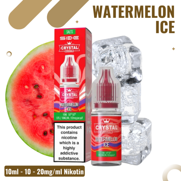 SKE Crystal Liquid 10ml NicSalt - Watermelon Ice