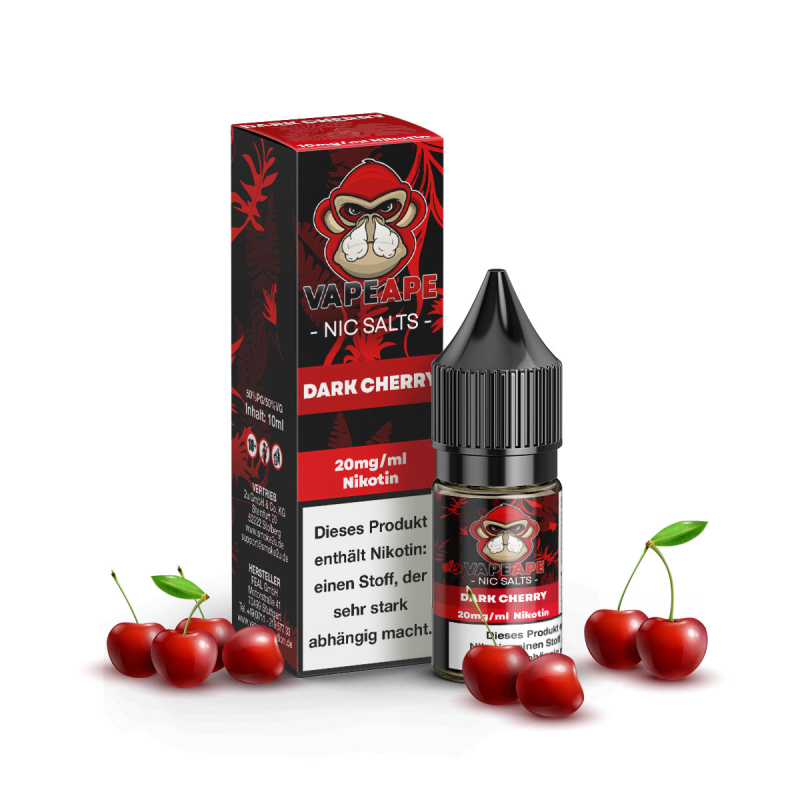 VapeApe Liquid 10ml - Dark Cherry - 20mg Nikotin