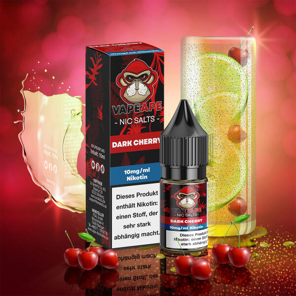 VapeApe Liquid 10ml - Dark Cherry