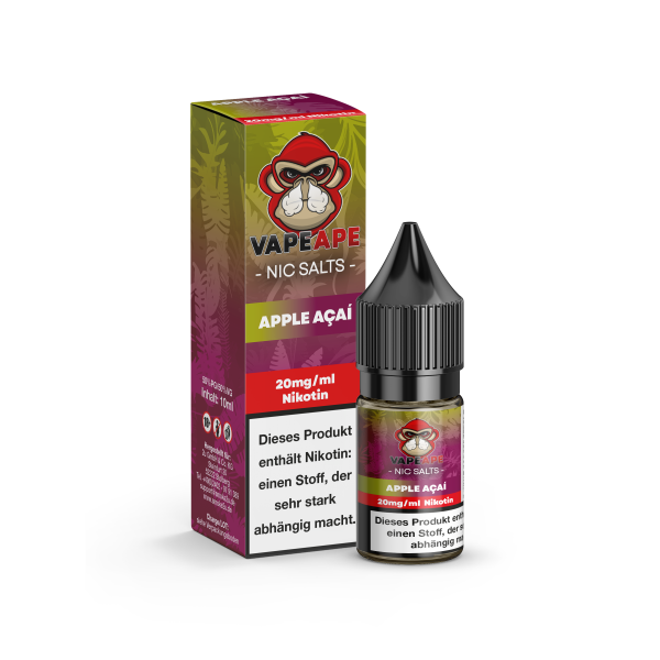 VapeApe Liquid 10ml - Apple Acai