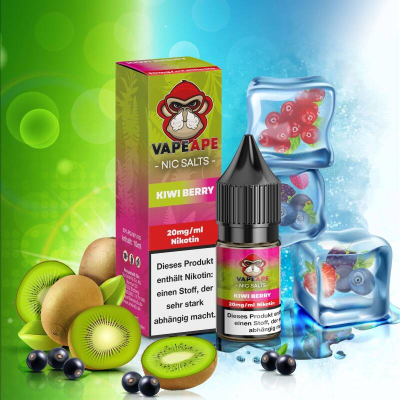 VapeApe Liquid 10ml - Kiwi Berry