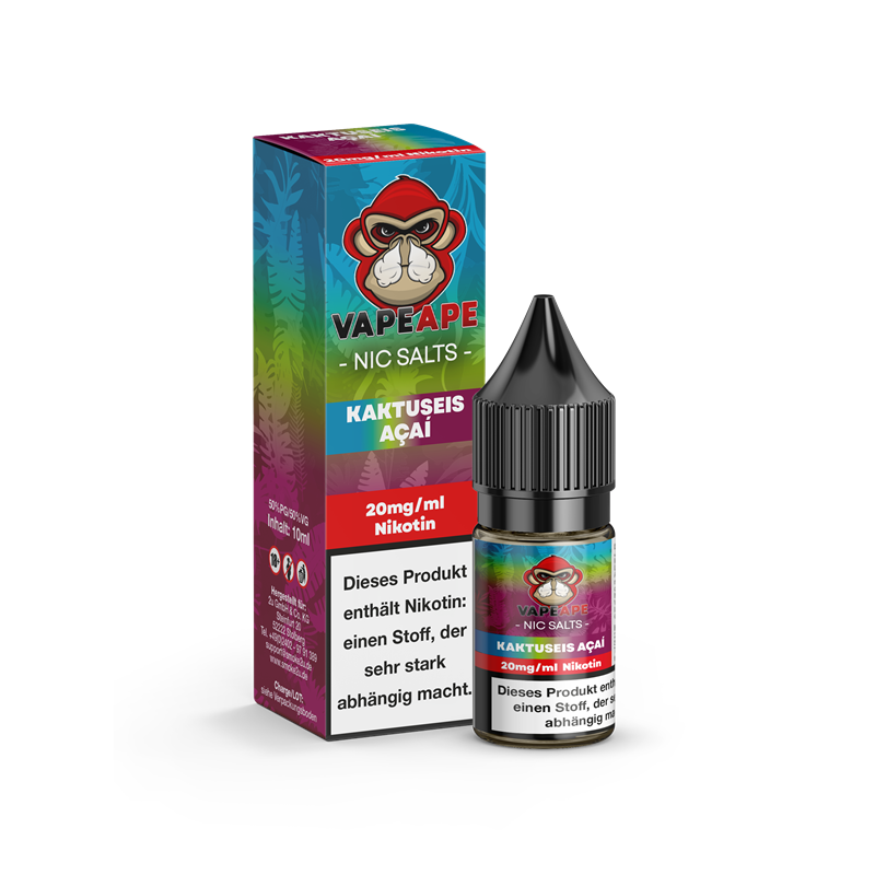 VapeApe Liquid 10ml - Kaktuseis Acai - 20mg Nikotin
