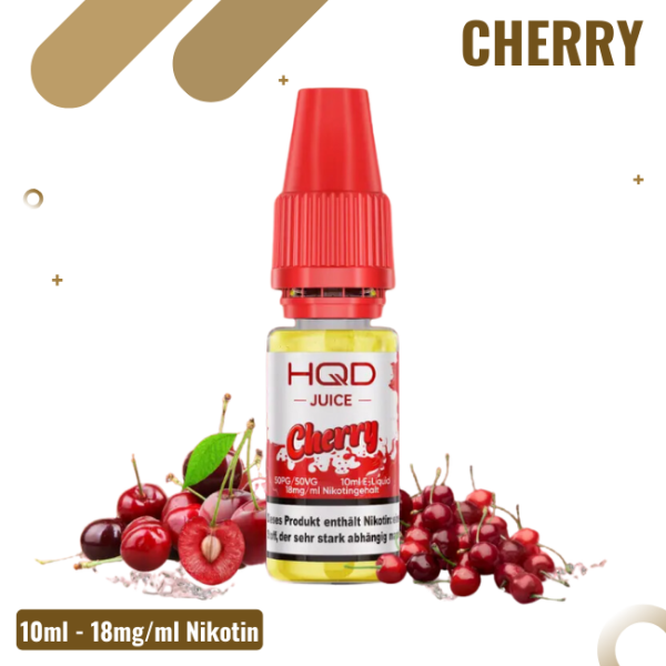 HQD Juice - Cherry -18mg/ml Nikotin - Liquid