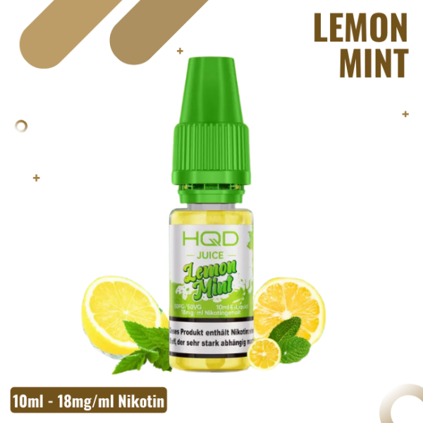 HQD Juice - Lemon Mint -18mg/ml Nikotin - Liquid