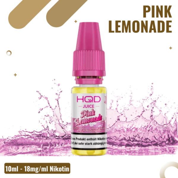 HQD Juice - Pink Lemonade - 18mg/ml Nikotin - Liquid