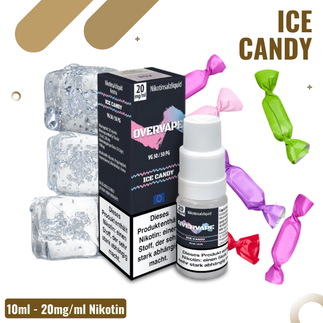 Overvape Liquid NicSalt - Ice Candy - 20mg Nikotin