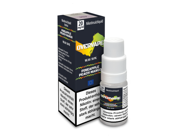 Overvape Liquid NicSalt - Pineapple Peach Mango - 20mg Nikotin