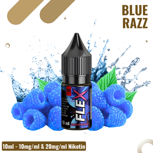 Revoltage FLEX Overdosed Liquid - Blue Razz - 10mg Nikotin