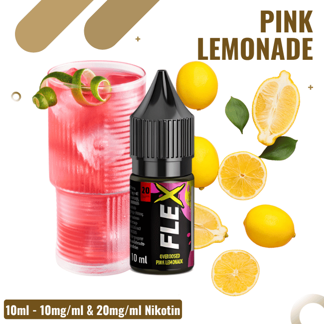 Revoltage FLEX Overdosed Liquid - Pink Lemonade - 20mg Nikotin