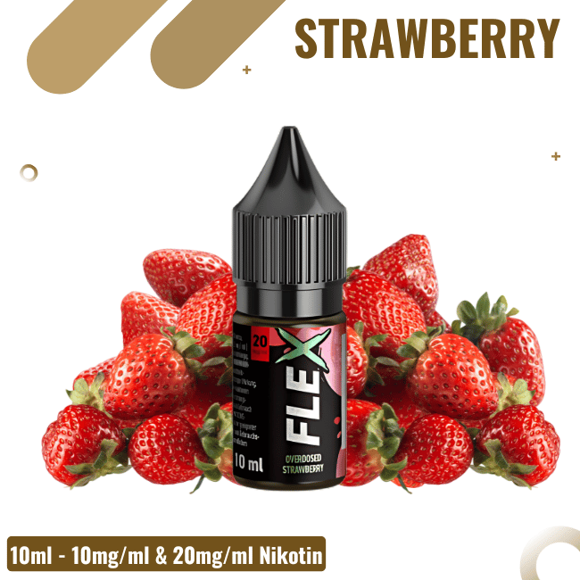 Revoltage FLEX Overdosed Liquid - Strawberry - 20mg Nikotin