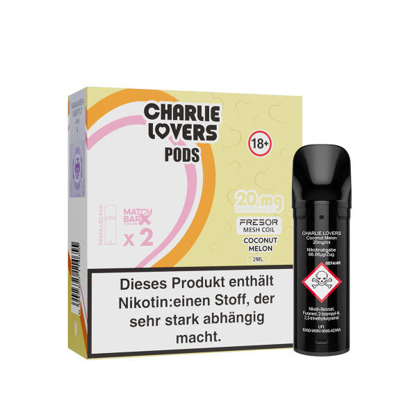 Charlie Lovers Pod - Duopack - Coconut Melon - ELFA Kompatibel