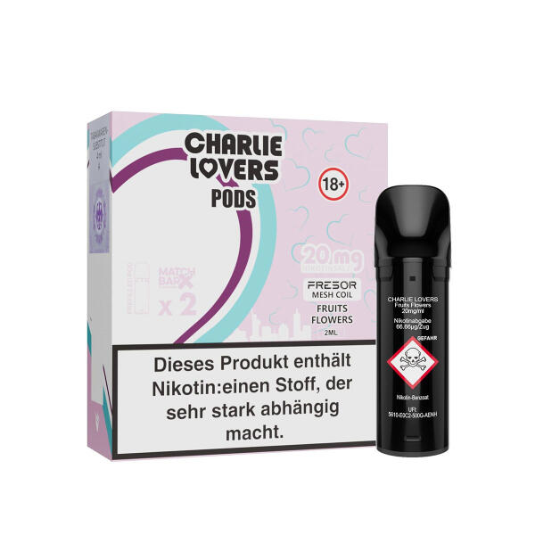 Charlie Lovers Pod - Duopack - Fruit Flowers - ELFA Kompatibel