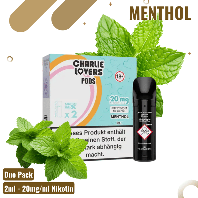 Charlie Lovers Pod - Duopack - Menthol