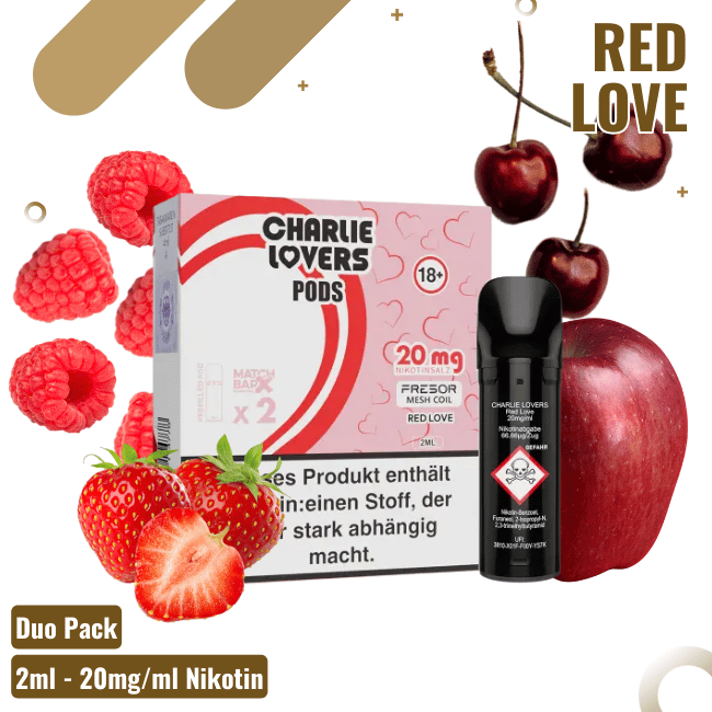Charlie Lovers Pod - Duopack - Red Love