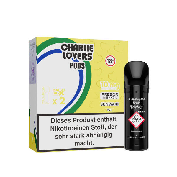 Charlie Lovers Pod - Duopack - Sunwaiki - ELFA Kompatibel