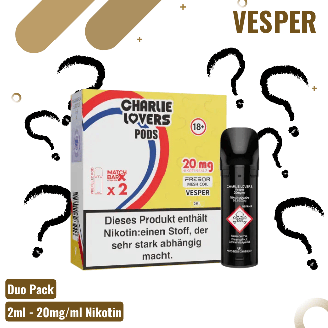 Charlie Lovers Pod - Duopack - Vesper